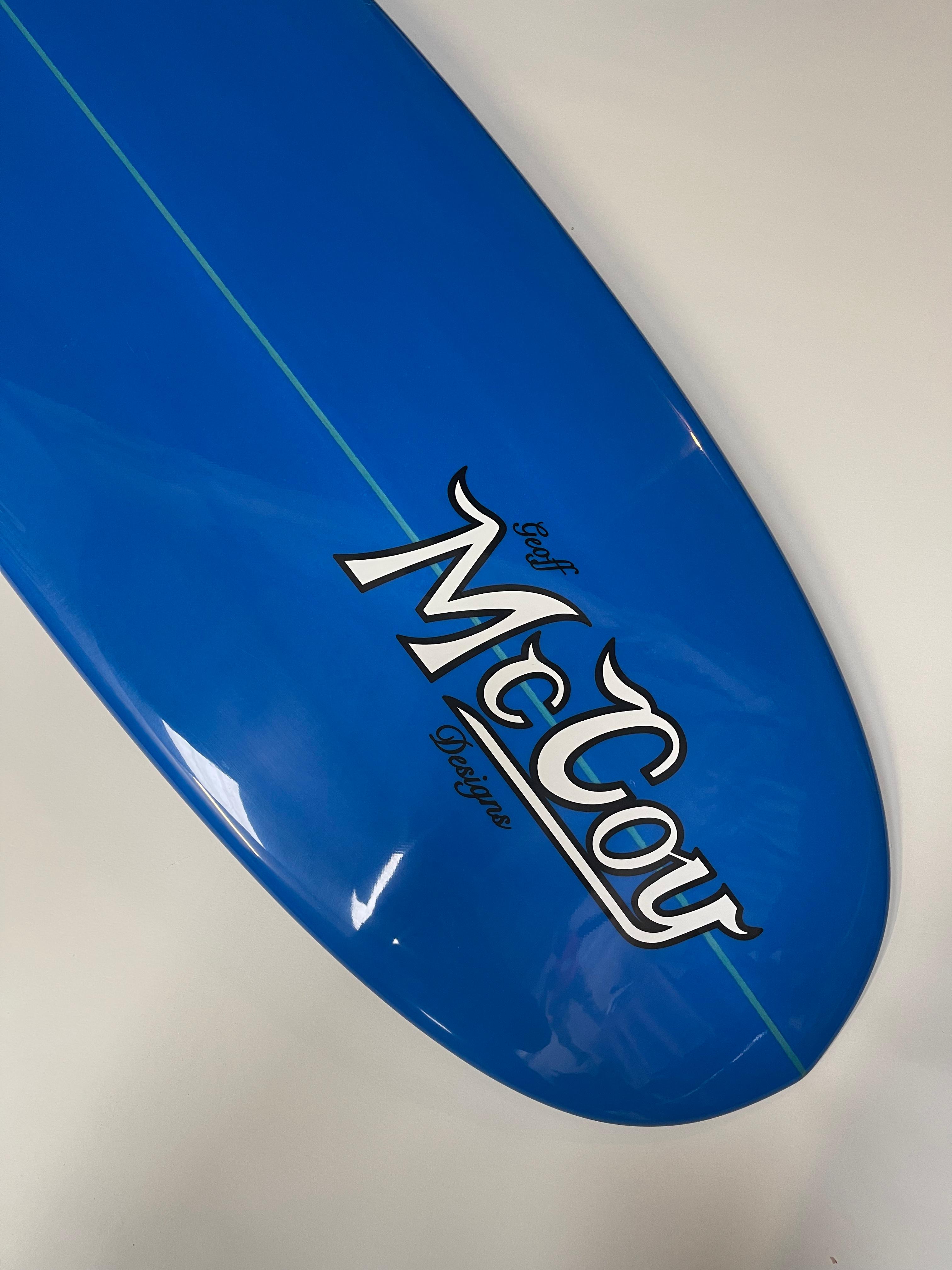 McCoy All Round Malibu XF Sunset Polish Longboard 9'4 - Pink/Blue - Ex-Display