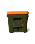 Yeti Tundra 45 Cool Box - Olive/King Crab Orange