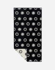 Slowtide Sunburn Premium Woven Towel - Black - ManGo Surfing