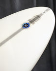 Aloha Skipper 5F Shadow Force Surfboard - Clear/Metal Stringer