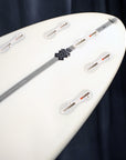 Aloha Skipper 5F Shadow Force Surfboard - Clear/Metal Stringer