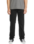 Volcom Mens Solver Jeans - Black Out - ManGo Surfing
