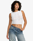 RVCA Womens Shiver Jumper - Whisper White