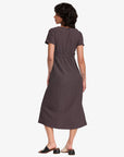 RVCA Womens Understated Midi Dress - Raisin - ManGo Surfing