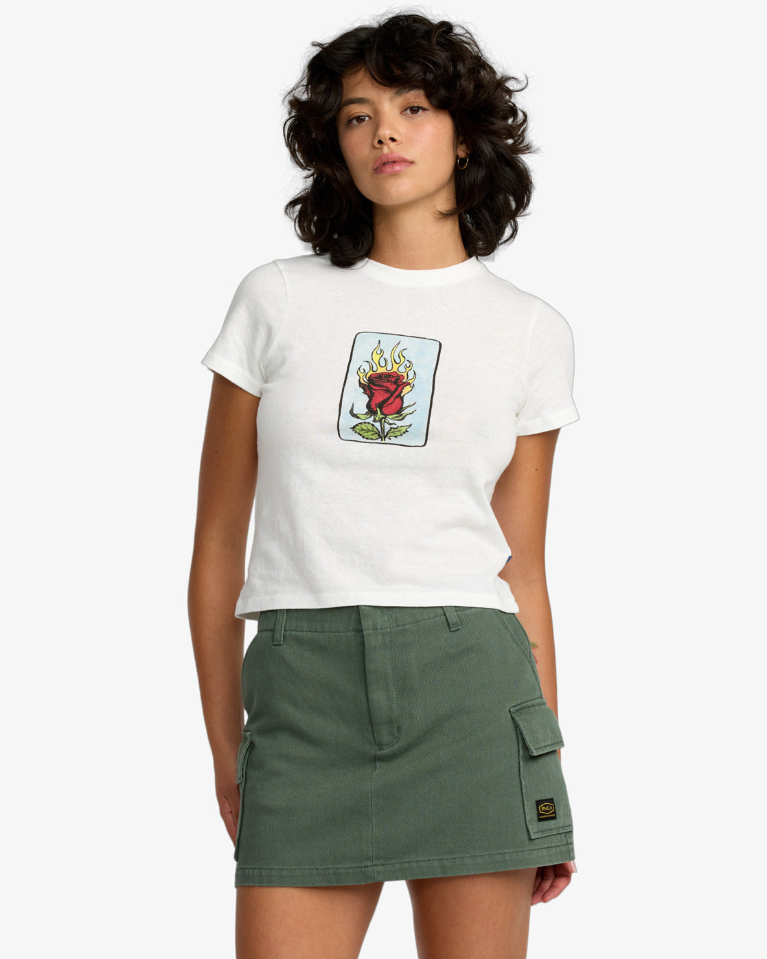 RVCA Womens Dayshift Skort - Fir Green