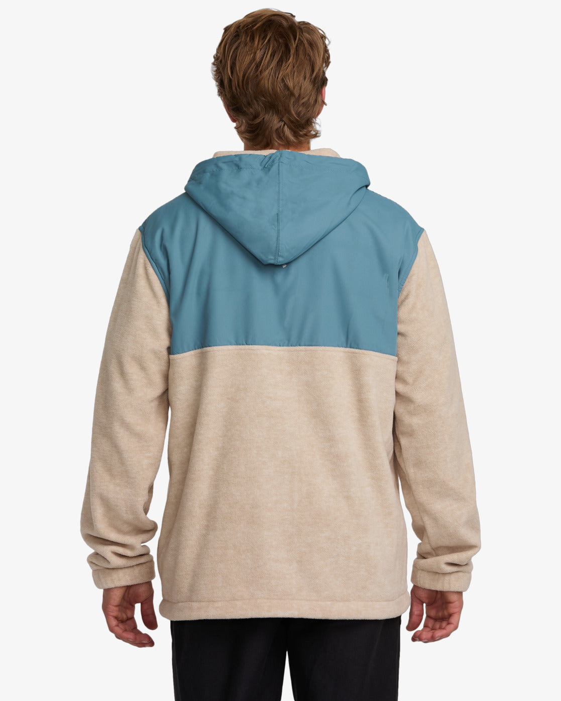 Billabong Mens Boundary Lite Zip Fleece Hoodie - Bleached Sand - ManGo Surfing