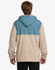 Billabong Mens Boundary Lite Zip Fleece Hoodie - Bleached Sand - ManGo Surfing
