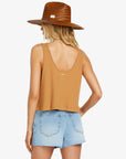 Billabong Womens Swell Side Knit Top - Biscuit