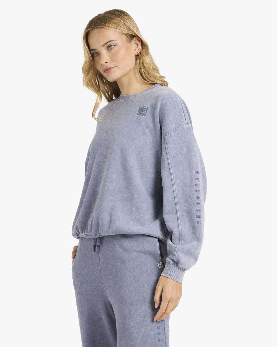 Billabong Womens Saltwashed Kendal Sweatshirt - Stone Blue