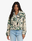Billabong Womens Barra Half Zip Fleece - Whitecap