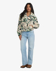 Billabong Womens Barra Half Zip Fleece - Whitecap