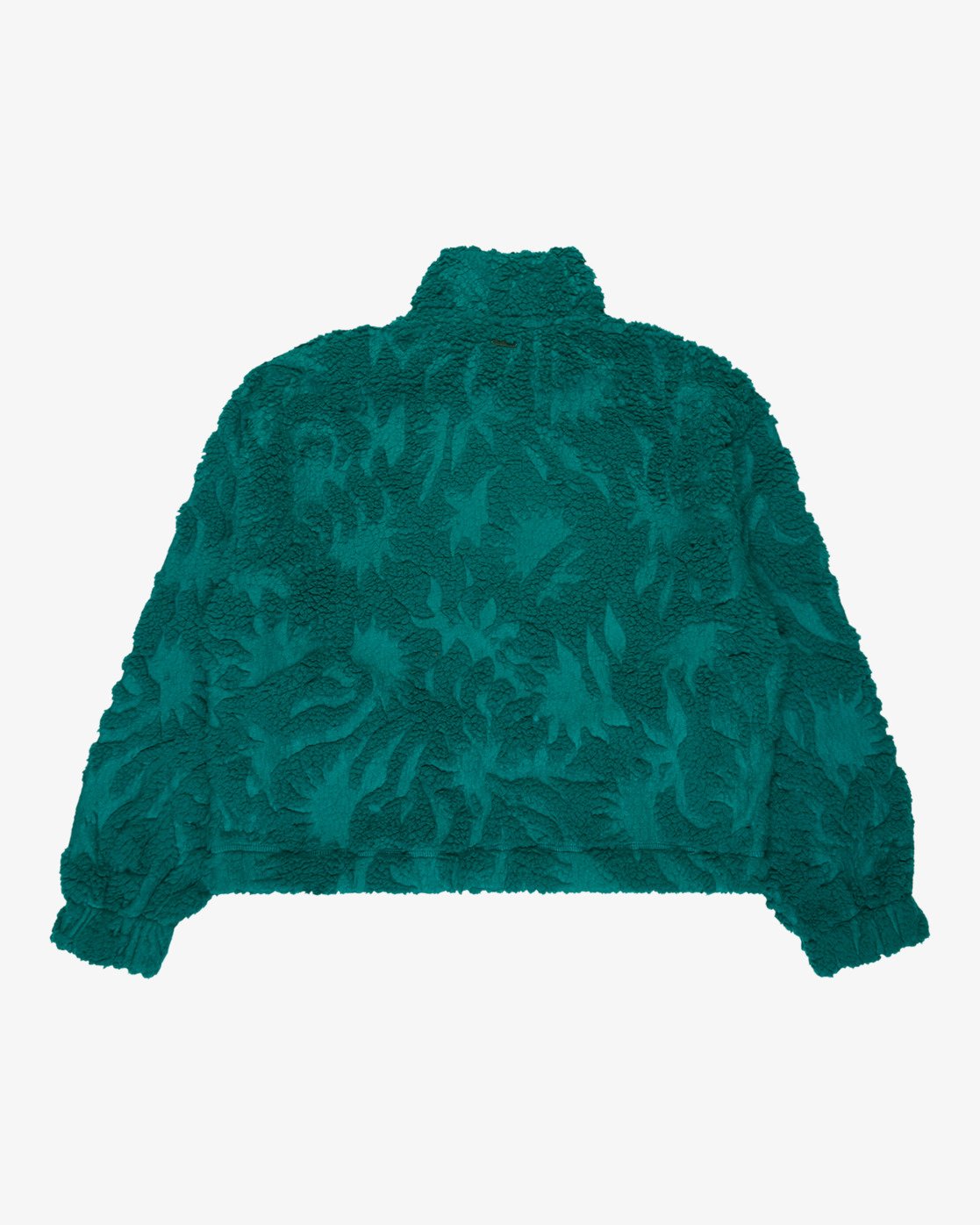 Billabong Womens All The Time Sherpa Half Zip Fleece - Spruce Green