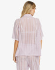 Billabong Womens Largo Beach Overshirt - Amethyst Smoke - ManGo Surfing