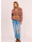 Sisstr Evolution Smooth Sherpa Fleece Sweatshirt - Canyon Rose