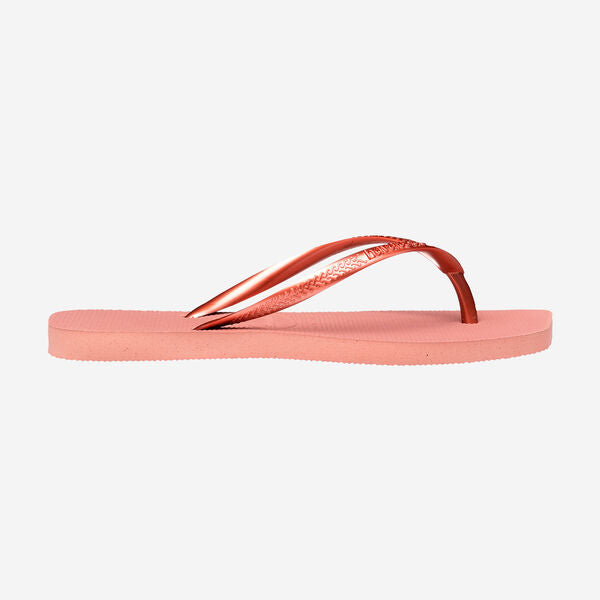 Havaianas Square Logo Metallic - Womens Flip Flops - Ballet Rose - ManGo Surfing