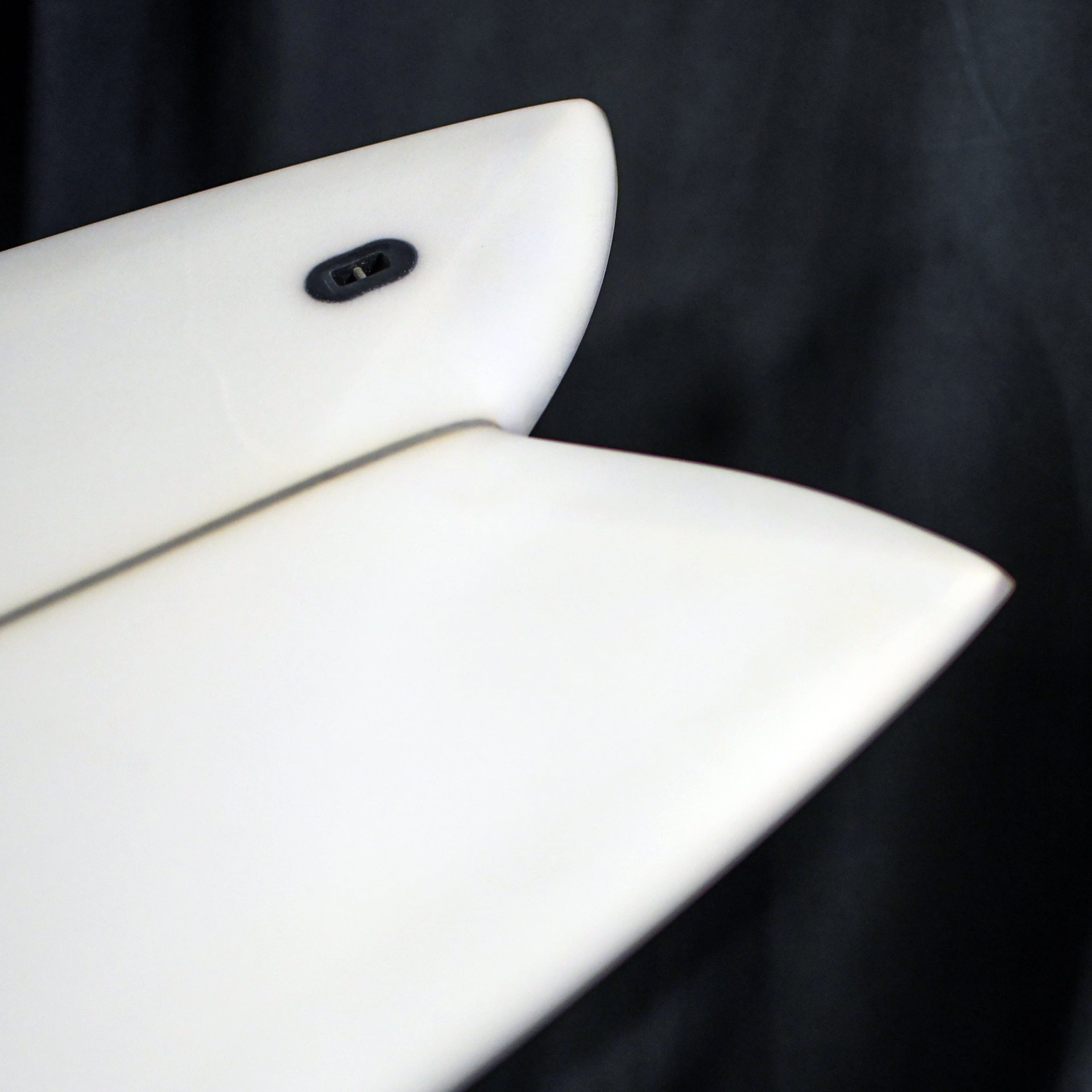Aloha Keel Twin Fin PU Surfboard - Clear