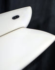 Aloha Keel Twin Fin PU Surfboard - Clear