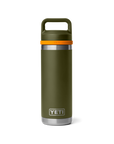 Yeti Rambler 18oz (532 ml) Bottle - Olive/King Crab Orange