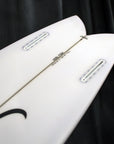 Aloha Keel Twin Fin PU Surfboard - Clear