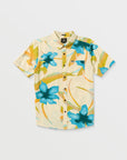 Volcom Mens Tracers Floral Shirt - Beige - ManGo Surfing