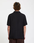 Volcom Mens Single Stone Short Sleeve Shirt - Gloss Black