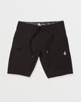 Volcom Mens Lido Solid Mod 20" Boardshorts - Black - ManGo Surfing