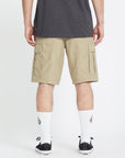 Volcom Mens Strange Tripper 22" Cargo Shorts - Khaki