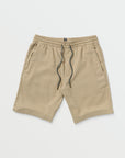 Volcom Mens Frickin Elasticated Waist 19" Shorts - Light Khaki - ManGo Surfing