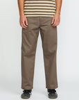 Volcom Mens Frickin Skate Chino Trousers - Teak - ManGo Surfing