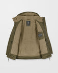 Volcom Mens Starget 5K Parka Jacket - Military - ManGo Surfing