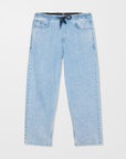 Volcom Mens Freazy Loose Elasticated Waist Jeans - Pale Aqua