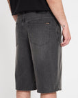 Volcom Mens Chillow 24" Denim Shorts - Black Grey
