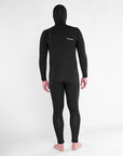 Volcom Mens Modulator 4/3mm Hooded Chest Zip Wetsuit - Black - ManGo Surfing