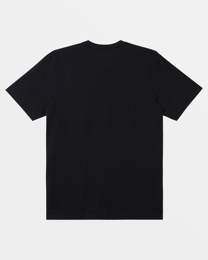 Quiksilver Mens Griff Quik T-Shirt - Black - ManGo Surfing