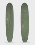 Aloha Chopped Log Longboard 10' Slot Box PU Tint Polish Surfboard - Sage