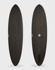 Aloha Mid 3F (1+2FTU) Ecoskin Mid Length (Futures) Surfboard - Black