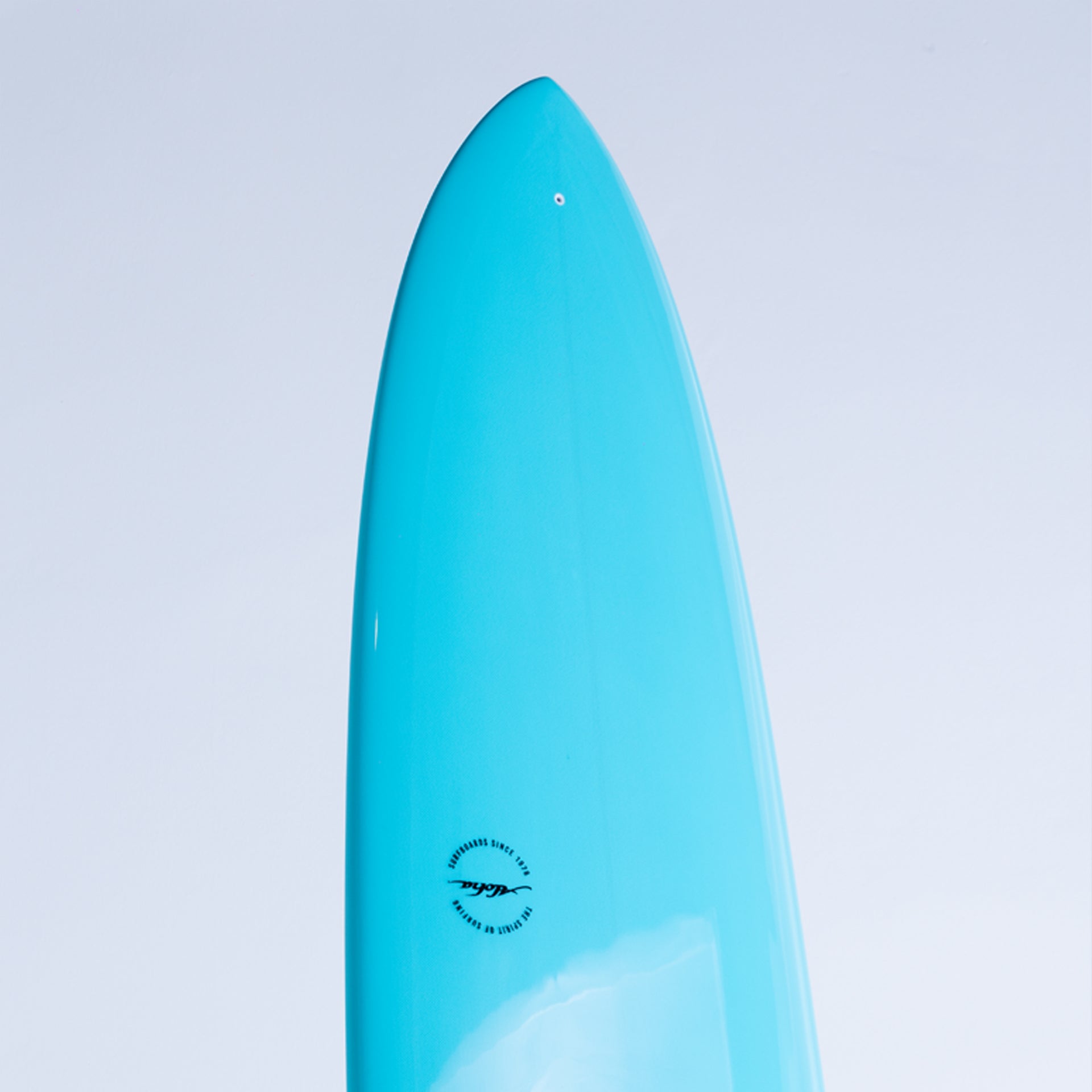 Aloha PinTail Noserider Longboard Tint & Polish Surfboard - Aqua