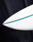 Aloha S Flyer 5F Future Shadow Force Surfboard - 6'6 - Clear/Aqua Stringer - ManGo Surfing