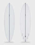 Aloha Skipper 5F Shadow Force Surfboard - Clear/Metal Stringer