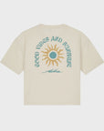Aloha Womens Good Vibes T-Shirt - Off White