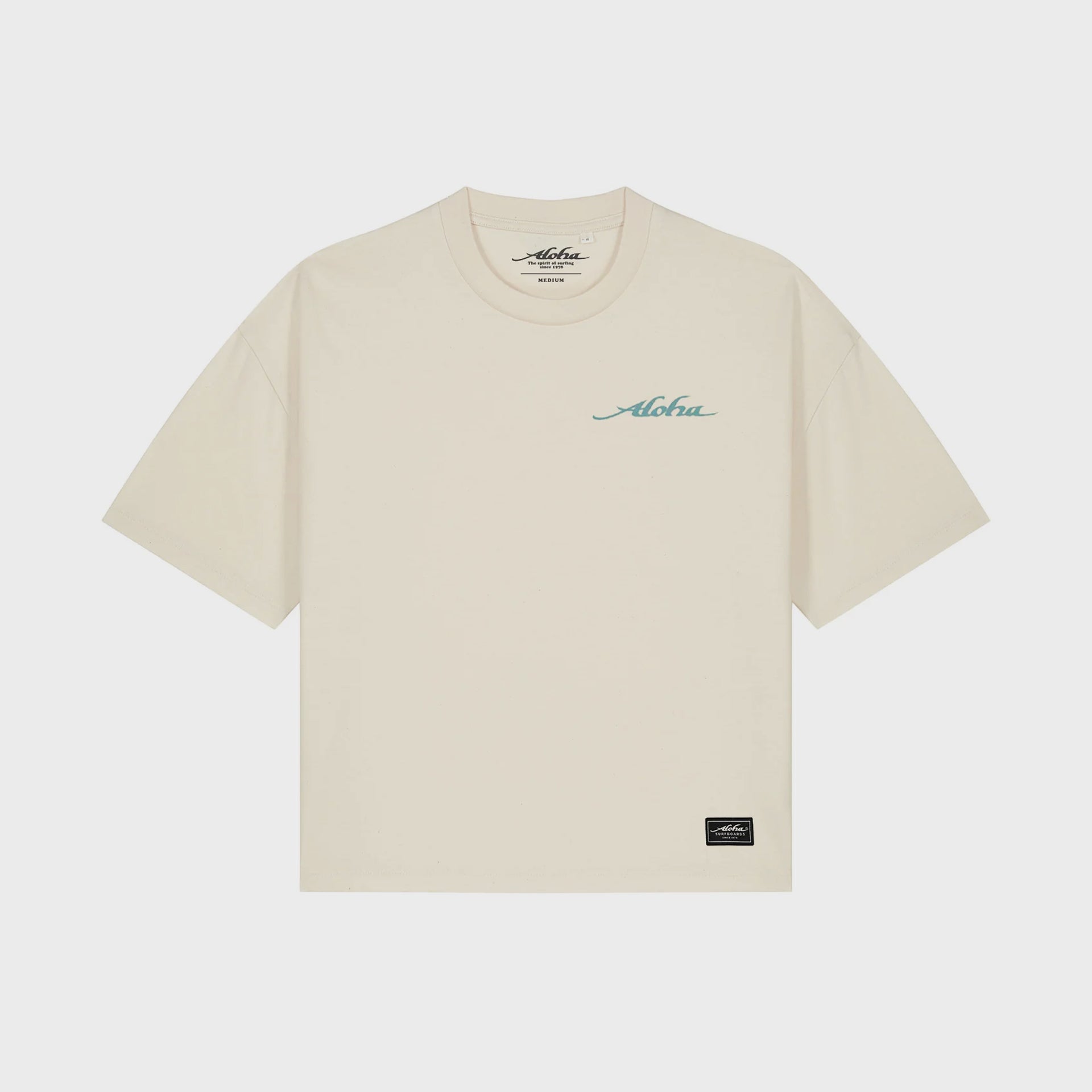 Aloha Womens Good Vibes T-Shirt - Off White - ManGo Surfing