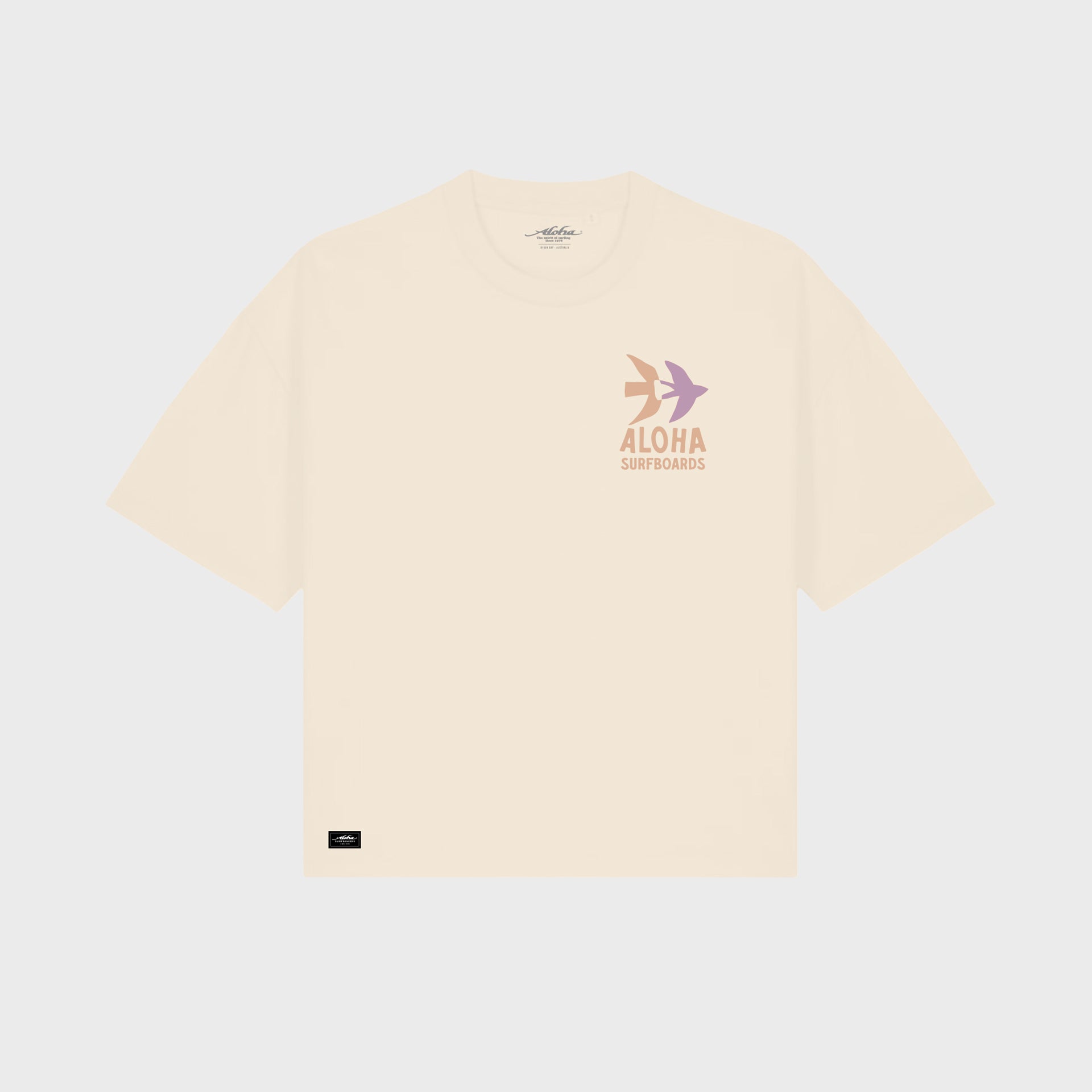 Aloha Womens Over the Bay T-Shirt - Natural - ManGo Surfing