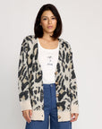 Volcom Womens Wylding Out Cardigan - Animal Print - ManGo Surfing