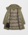 Volcom Womens Sleepi Puff Up Parka - Wintermoss - ManGo Surfing