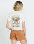 Volcom Womens Pocket Dial T-Shirt - Bone - ManGo Surfing