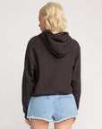 Volcom Womens 1991 Mini Hoodie - Vintage Black - ManGo Surfing