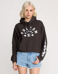 Volcom Womens 1991 Mini Hoodie - Vintage Black - ManGo Surfing