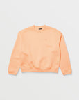 Volcom Womens Stone Heart Up Sweatshirt - Peach - ManGo Surfing