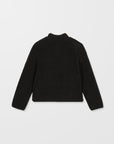 Volcom Womens Wuzer Fuzzar Sherpa Sweatshirt - Black - ManGo Surfing