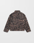 Volcom Womens Wylding Out Sherpa Sweatshirt - Animal Print - ManGo Surfing